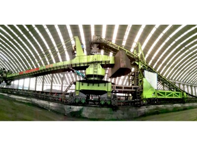 JXLDQ-500導軌移動式斗輪堆取料機