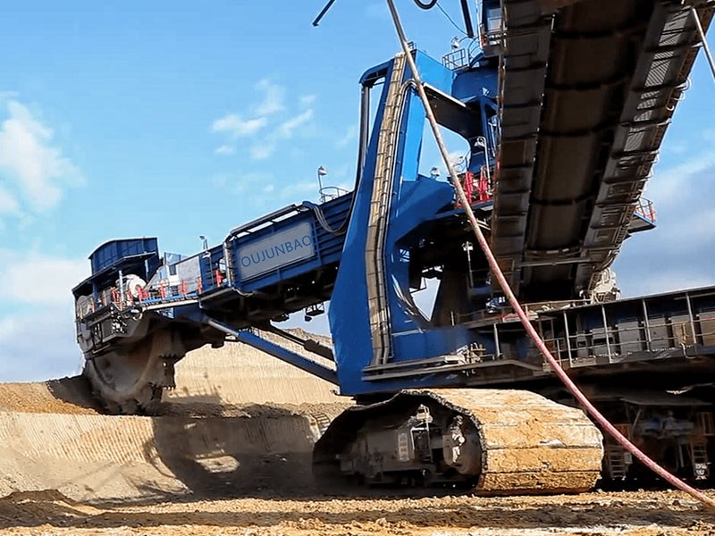 JXLW-1000 Earth Excavator Bucket Wheel Excavator
